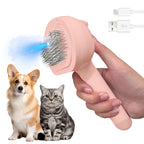 PurrSteam™ 3-in-1 Steaming Pet Grooming Brush