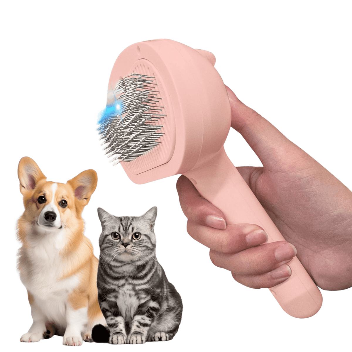 PurrSteam™ 3-in-1 Steaming Pet Brush