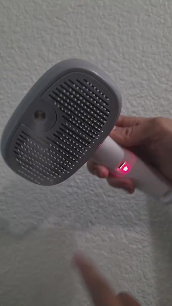 PurrSteam™ 3-in-1 Steaming Pet Brush